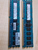 2 X RAM Arbeitsspeicher hynix 2 GB RAM 2Rx8 PC3-10600R-9-10-B0 Schleswig-Holstein - Gettorf Vorschau