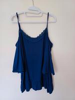 Bodyflirt, Top, blau, Flügelärmel, Gr. 40/42 Niedersachsen - Glandorf Vorschau
