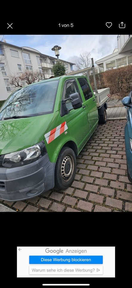 VW Pritsche Wagen T5 in Filderstadt