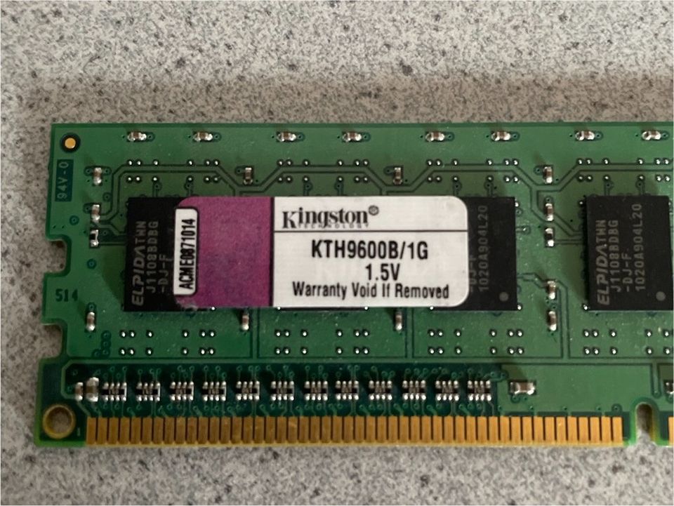 2x KINGSTON DDR3 PC3 RAM in Rosbach (v d Höhe)