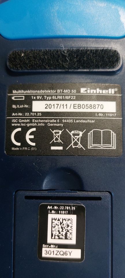 Einhell Multifunktion Detektor BT-MD 50 f. Metal, Holz, Leitungen in Heidelberg