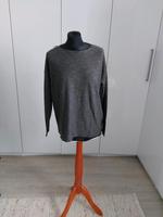 Neuw. M. ADAM dünnes Strickpullover Shirt grau schwarz Streifen Hessen - Fulda Vorschau