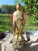 Buddha Messing/Bronze 35cm 1470g Tibet China Nepal Bayern - Hergensweiler Vorschau