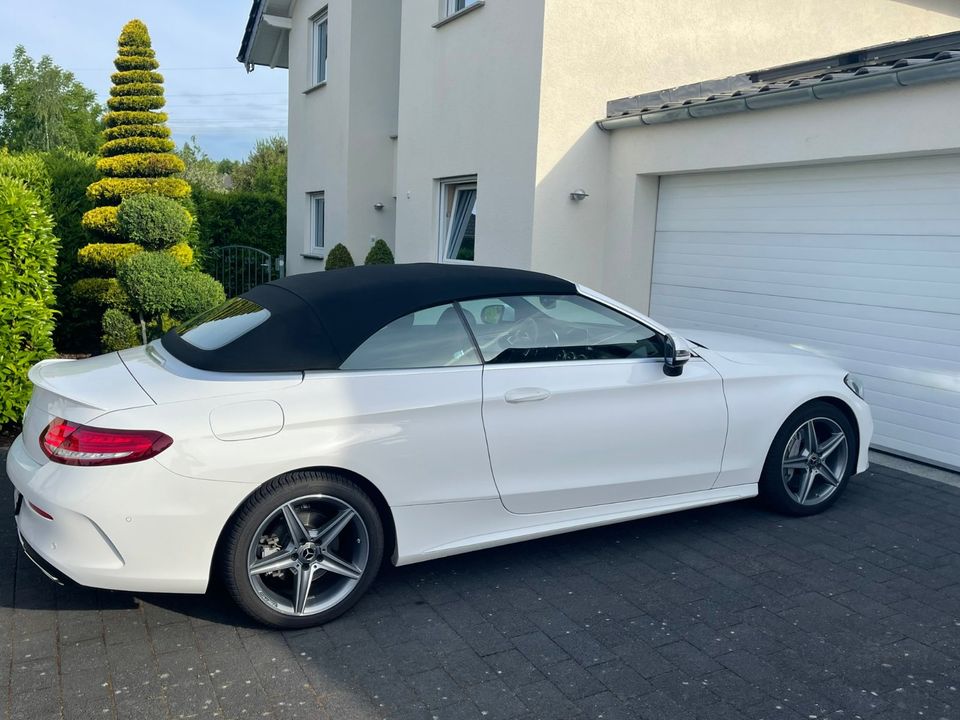 Mercedes-Benz C 250 Cabrio 9G/AMG-LINE/AIRSCARF/AIRCAP/AHK/U21 in Mayen