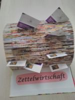 Buchkunst Orimoto Buchfaltkunst Deko Geschenk "Zettelwirtschaft" Baden-Württemberg - Bad Krozingen Vorschau