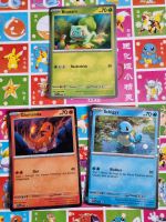 Pokemon Promos SVP046, SVP047, SVP048 Bisasam, Glumanda, Schiggy Bayern - Kaufering Vorschau