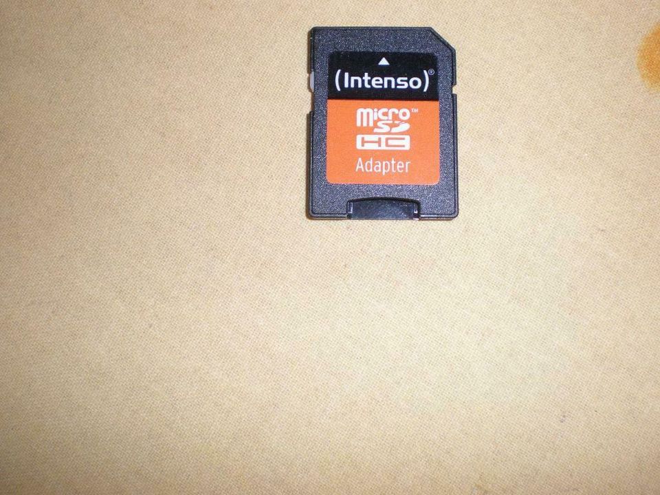 SD Card Adapter, Intenso,Micro S HC, in Pommersfelden