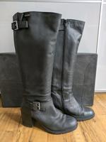 Lederstiefel schwarz Größe 42 Bayern - Germering Vorschau