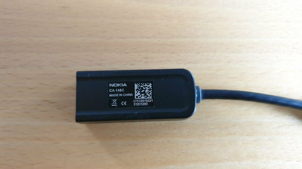 Nokia HF-200 Bluetooth Freisprecheinrichtung mit 12 Volt-Kabel in Ulm