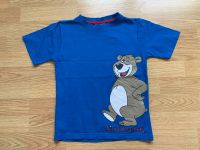 Topolino T-Shirt blau Bär 122 Niedersachsen - Hattorf am Harz Vorschau