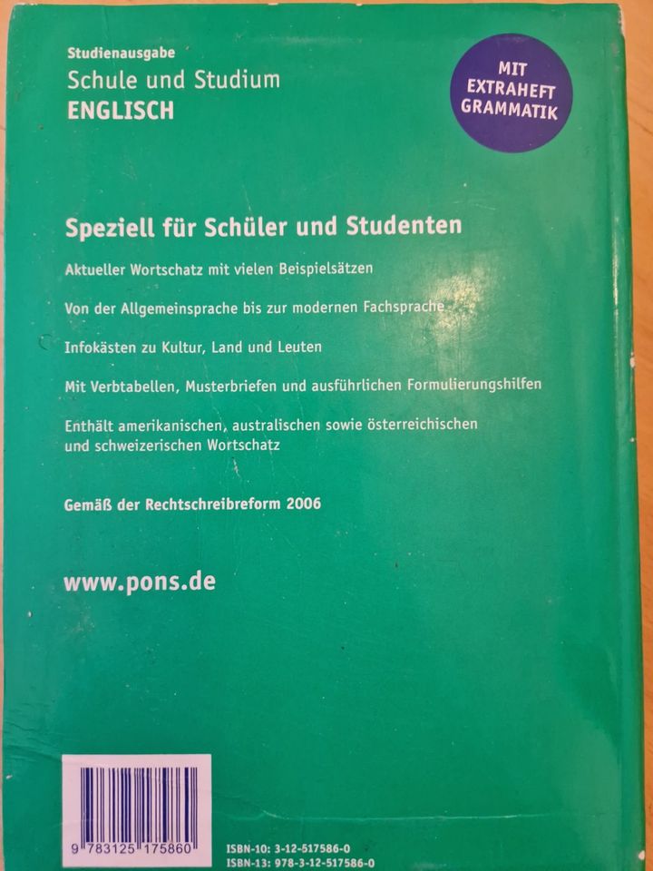 PONS Studienausgabe Englisch Wörterbuch in München