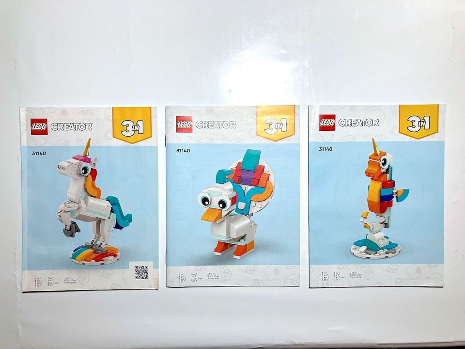 Lego Bauanleitung - Creator Set 31140 - Magisches Einhorn in Berlin