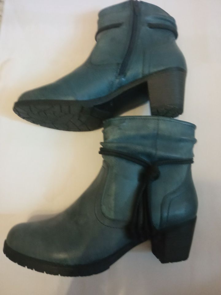 Damen Stiefeletten,Firence,Gr. 40,blau,warm gefüttert in Rodewisch