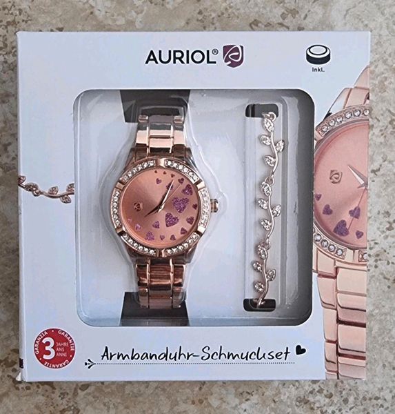 jetzt in | - eBay AURIOL Kleinanzeigen NEU ist Schmuckset (5 - Kleinanzeigen Zuffenhausen Stück) Stuttgart Armbanduhr