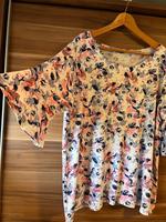 Schönes Blumen,druck T-Shirt, 3/4 Arm Sachsen - Königsbrück Vorschau