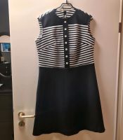 Original Vintage Kleid Streifen Schwarz Weiss XL 42 44 Retro Ska Leipzig - Burghausen-Rückmarsdorf Vorschau