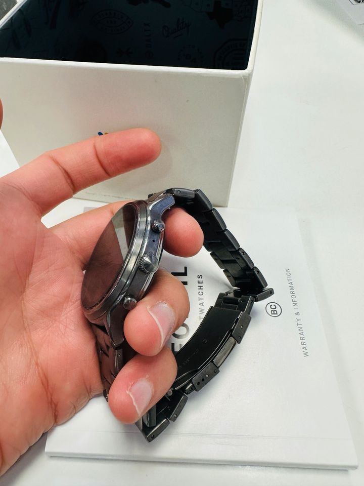 Fossil Gen 5 Carlyle Edelstahl Touchscreen Smartwatch, WIE NEU in Frankfurt am Main