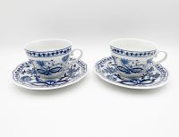 2 x Kahla Porzellan Tasse + Untertasse Zwiebelmuster Rosella Thüringen - Meiningen Vorschau