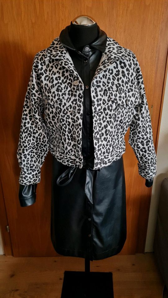 Street One Kunstlederkleid 25€+H&M Jacke15€+Tuch 4€/41€ in Volkmarsen