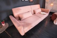 Schlafsofa 3-Sitzer samt altrosa & gold Bettfunktion Retro Couch Dresden - Seevorstadt-Ost/Großer Garten Vorschau