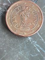 Österreichische  0,1 Cent 2002 mit Fehlprägung Bayern - Teublitz Vorschau