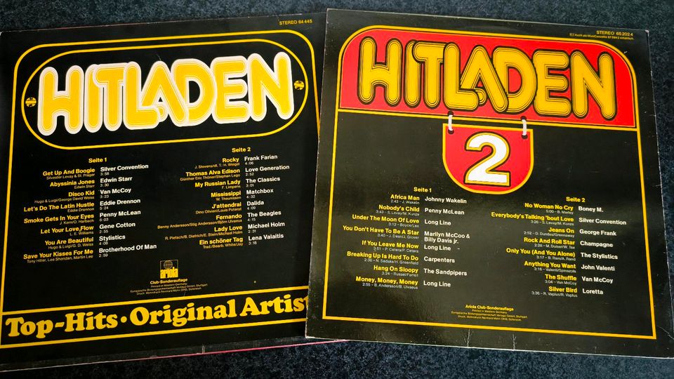 Schallplatten LP Sammlung Hitladen Nr. 2 & 16 Boney M & ... in Allendorf