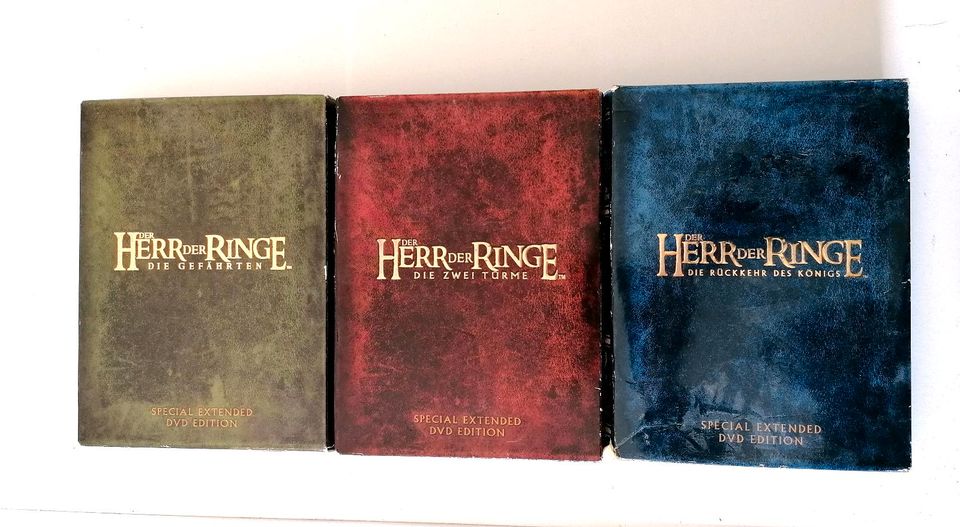 Der Herr der Ringe 1-3 Trilogie - Special Extended Edition - DVD in Hof (Saale)