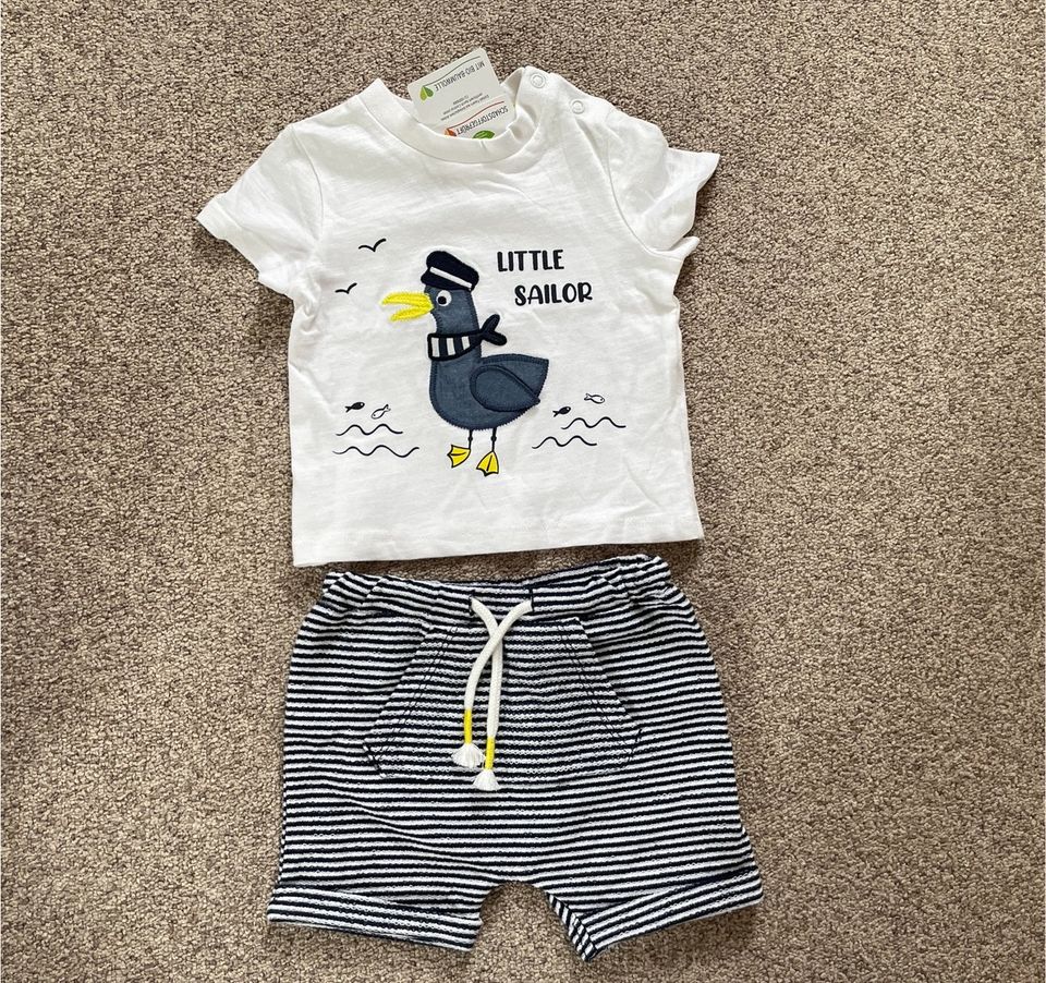 NEU ♥️ Baby Set Gr.: 62 (2-3 Monate) Bateau Möwe maritim in Dresden