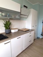 weiße Hochglanz Küche, hochwertig, Eiche Sanremo, ohne Geräte Sachsen - Niederwürschnitz Vorschau