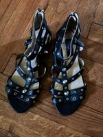 Jimmy Choo x H&M Sandalen Nieten 39 Schwarz Limited Edition Neuhausen-Nymphenburg - Neuhausen Vorschau