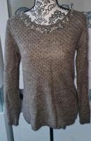 Canda Pullover mit Steinen Gr. S  Braun Nordrhein-Westfalen - Hagen Vorschau