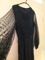 Overall Jumpsuit schwarz mit transparenten Ärmeln, Pünktchen Thüringen - Kahla Vorschau