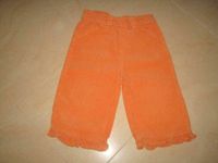 tolle Baby Hose Gr. 80 orange von HANS Cordhose mit Rüschchen Thüringen - Weinbergen Vorschau