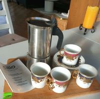 Espresso Set ♡ für 4 Personen mit Bialetti-Kannne Schleswig-Holstein - Schierensee Vorschau