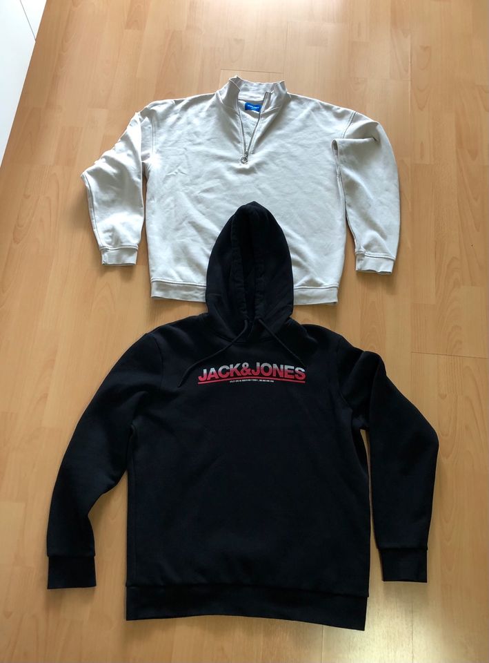 Jack & Jones Pullover grau Schwarz Größe L und XL in Burscheid