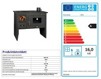 Küchenofen Holzherd PRITY 2P50 mit XL-Backofen – 16kW Sachsen - Bernsdorf Vorschau