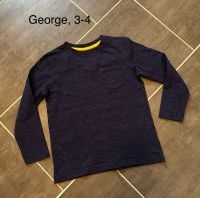 George Langarm Shirt 98-104 dunkelblau Schleswig-Holstein - Tangstedt  Vorschau