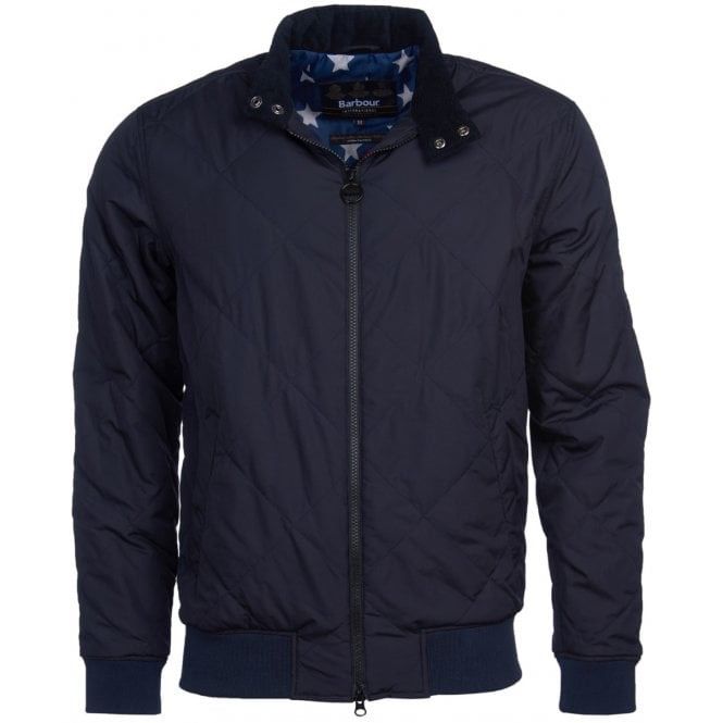 Barbour Steve McQueen Herren Steppjacke blau Gr. M in Brilon