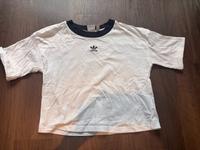 Adidas Cropped T-Shirt Weiß Gr. 40 – locker & sportlich West - Griesheim Vorschau