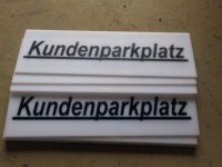 Diverse Plexiglasschilder-Kundenparkplatz,Kasse,Info,Toilette usw Saarland - Kirkel Vorschau