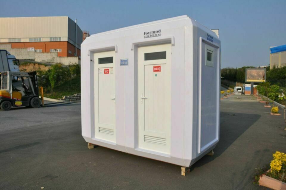 Wachhaus | Kioskkabine | Verkaufsmobil | Mobile Verkaufsstände | Pförtnerhaus | Verkaufspavillion | Kassenhaus | Mobiler Kiosk | Mobiler Marktstand | Verkaufsstand | Mobile Toilette | BarrierefreiesWC in Düsseldorf