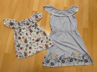 Sommer top, Kleid, blumenwiese, H&M, Größe 170/S Dresden - Neustadt Vorschau