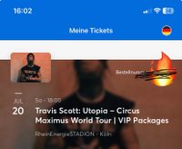 Travis Scott 2 VIP Tickets Sitzplatz Köln Nordrhein-Westfalen - Neunkirchen Siegerland Vorschau
