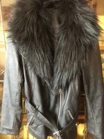 Wunderschöne Biker Damen Jacke, Gr. 42, Fell abnehmbar Hessen - Braunfels Vorschau
