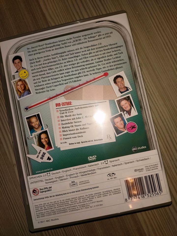 DVD Scrubs die Anfänger die komplette zweite Staffel in Augsburg