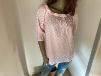 H&M Sommer Blusenshirt Carmen Weiß/pink Gr. 40/42 Hessen - Oberursel (Taunus) Vorschau