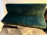 Schlafsofa Samt Dunkelgrün 180x80x80 Altona - Hamburg Altona-Altstadt Vorschau