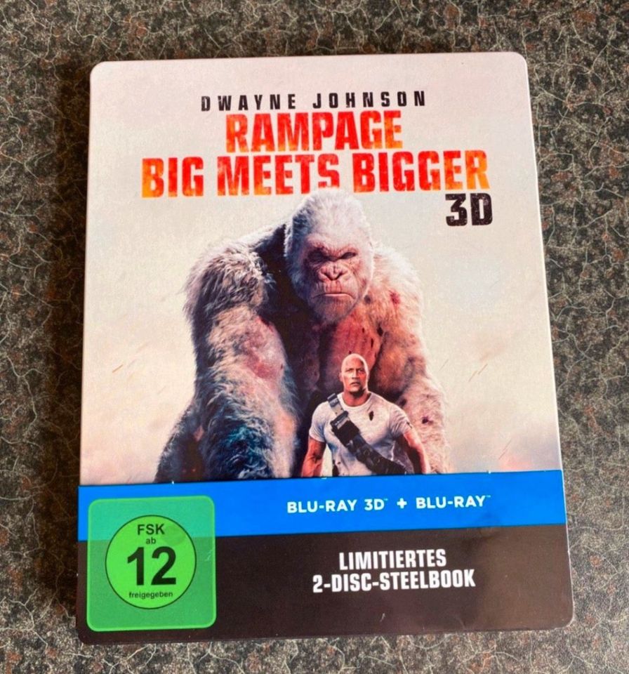 Rampage Big Meets Bigger 3D + 2D Steelbook in Kassel