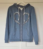 Sweatjacke blau glitzer kariert Trachtenjacke Herz Nordrhein-Westfalen - Lienen Vorschau