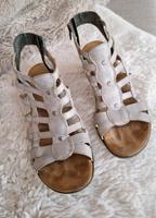 Rieker Leder Sandalen Sandaletten Gr. 38/39 Sommerschuhe Sachsen-Anhalt - Magdeburg Vorschau